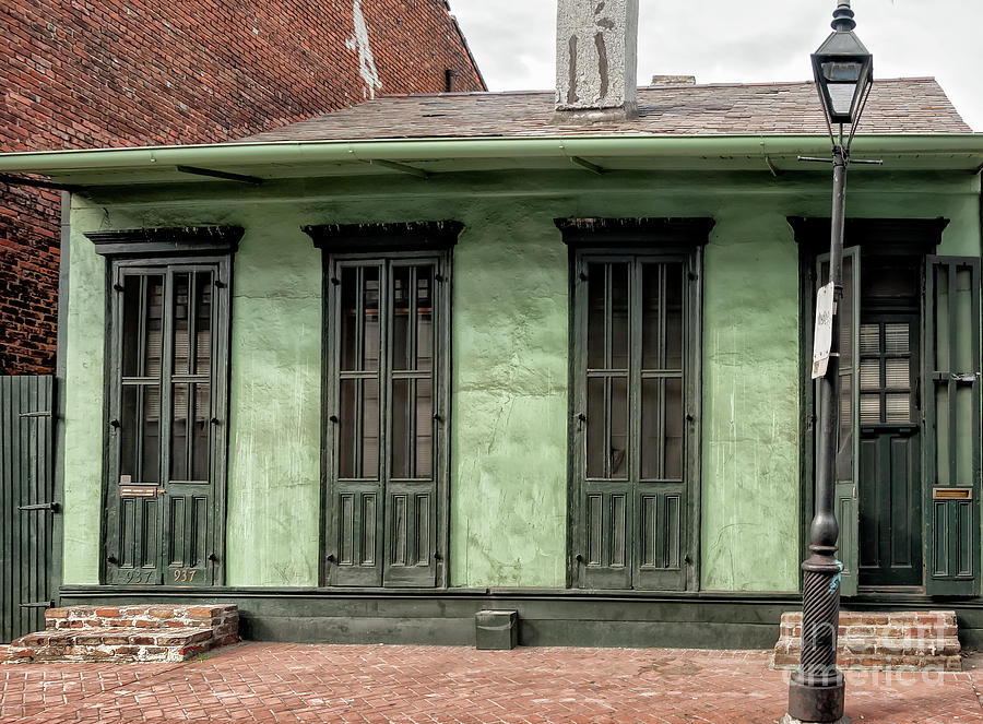 Green Creole Cottage New Orleans Photograph by Kathleen K Parker