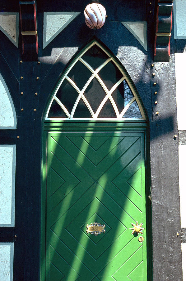 Green door Photograph by Flavia Westerwelle