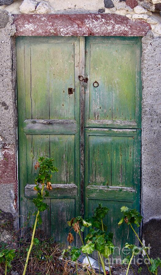 Green Door Photograph by Jody Frankel