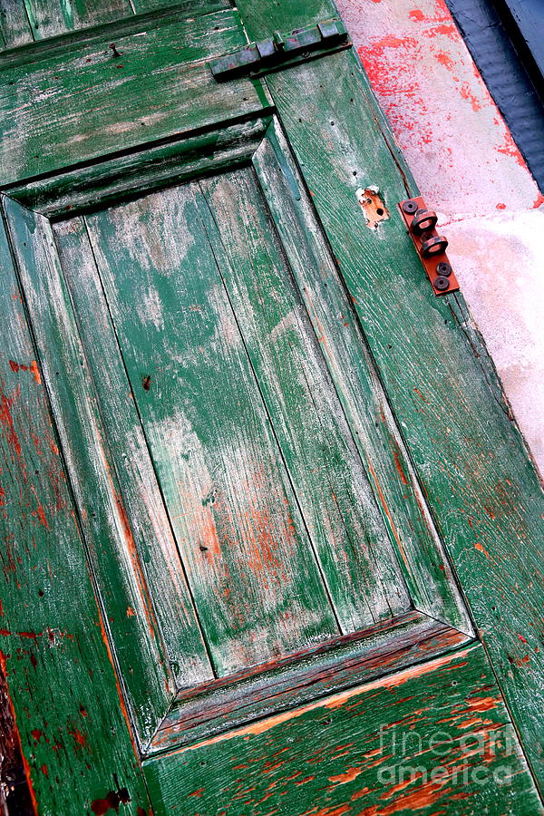 Green Door in New Orleans Photograph by Carol Groenen