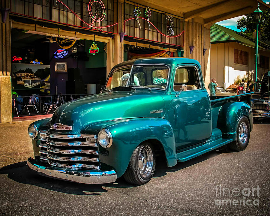 Truck Photograph - Green Dreams by Perry Webster