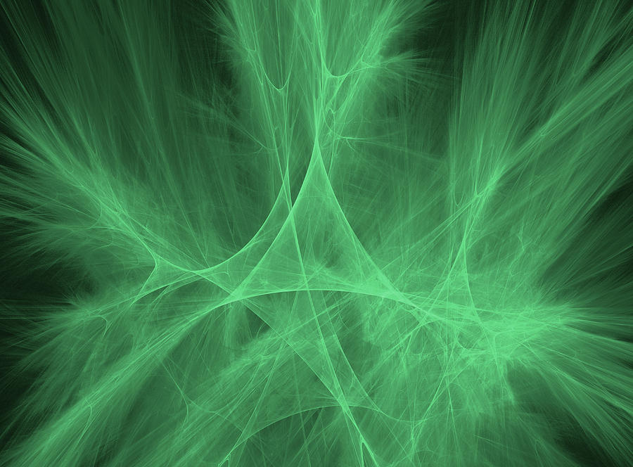 Green explosion Digital Art by Mariia Kalinichenko - Fine Art America