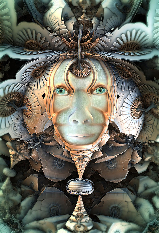 Green Eyes Digital Art by Hal Tenny