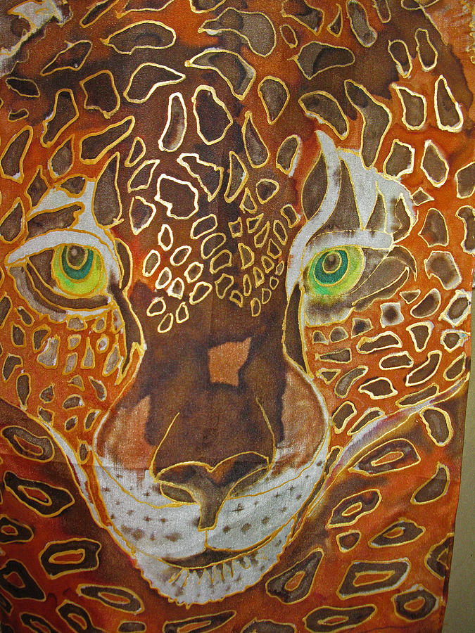Green Eyes Painting by Kelly Smith