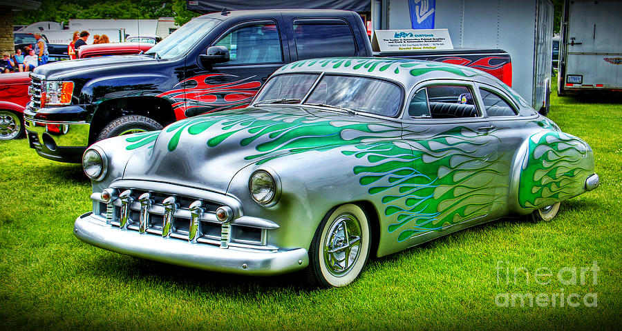 Green Flamed Classic Photograph by Perry Webster
