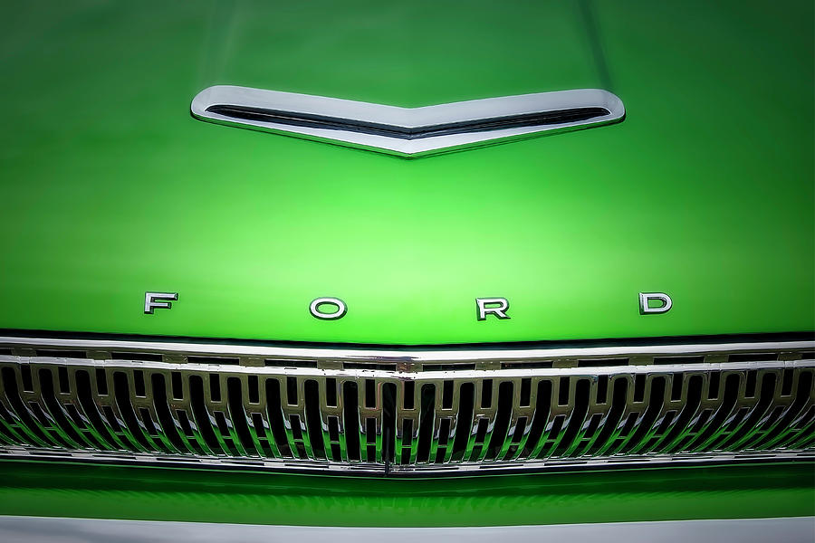 Green Ford Photograph by Jerry Golab