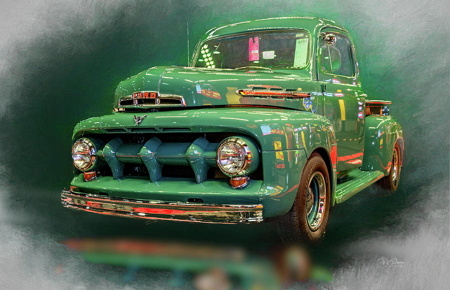 Green Ford Pickup Photograph by Bill Posner
