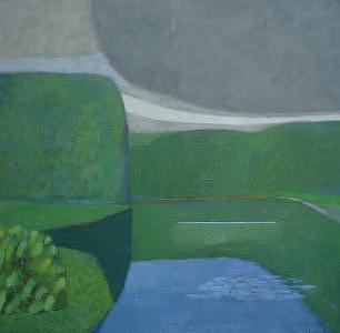 Grey Cloud Painting - Green Forest. Cloud. by Evgeny Novoselov Grey Cloud Painting - Green Forest. Cloud. by Evgeny Novoselov