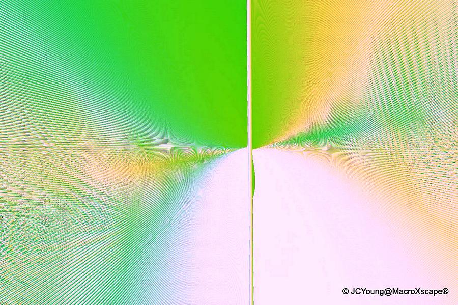 Reflection Digital Art - Green Future Wave by JCYoung MacroXscape Reflection Digital Art - Green Future Wave by JCYoung MacroXscape