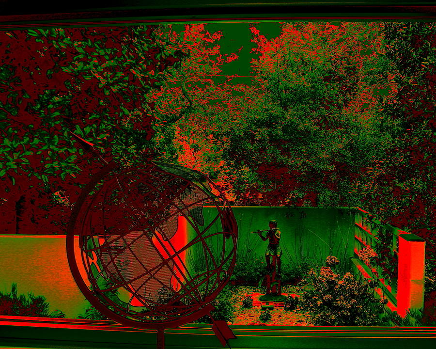 Green Garden Digital Art by Larry Beat