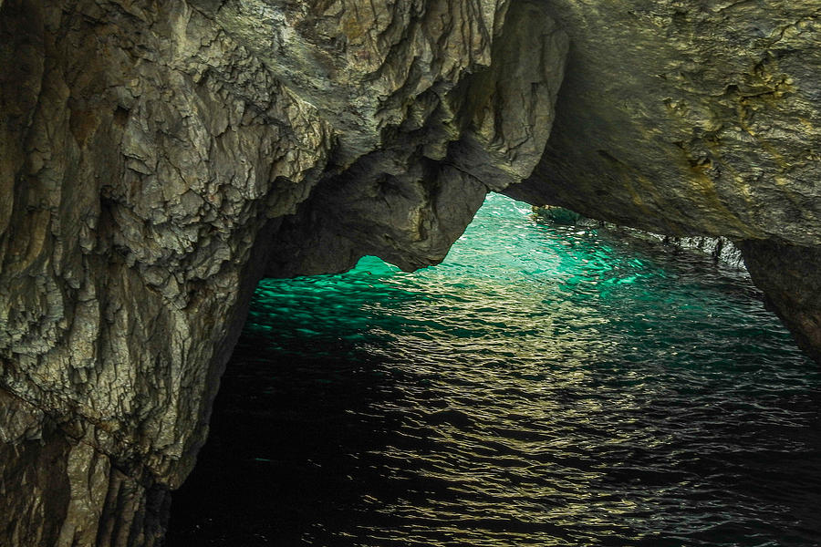 Green Grotto at the Island of Capri Photograph by Marilyn Burton