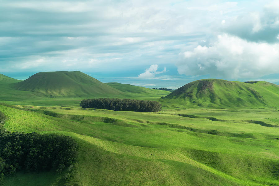 Green Hills On The Big Island Of Hawaii Photograph by Larry Marshall