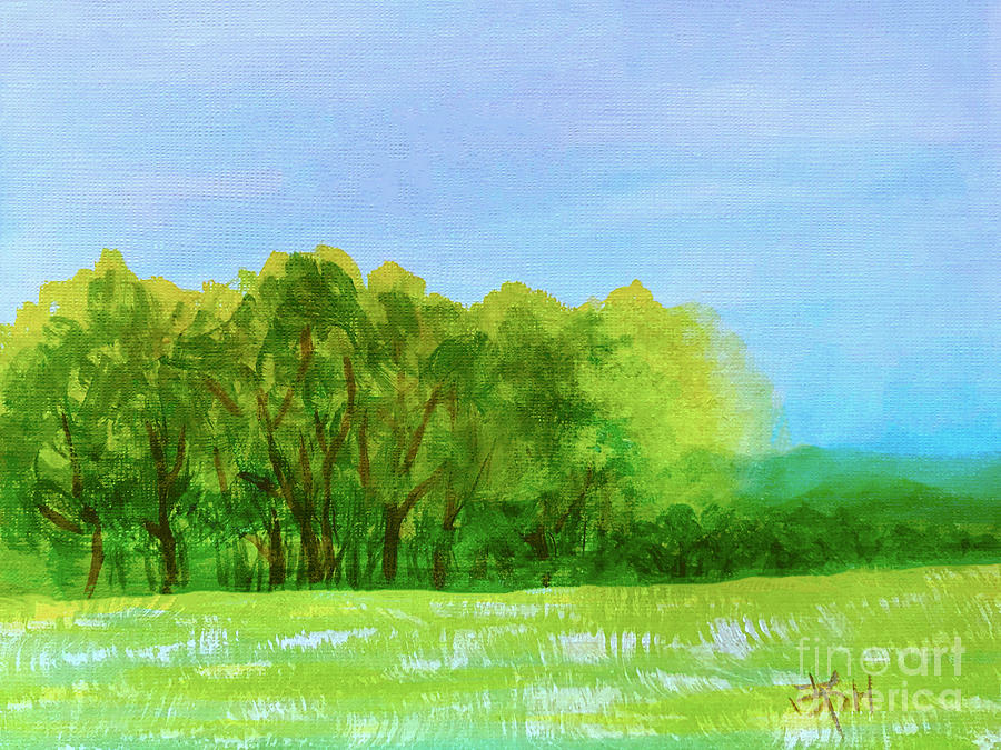 Peaceful summer  Painting by Wonju Hulse