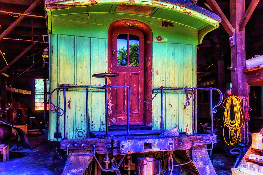 Green Immigrant Passenger Car Photograph by Garry Gay