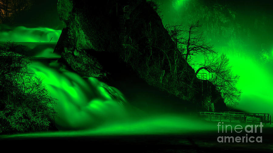 Green in the night Digital Art by Mirza Cosic