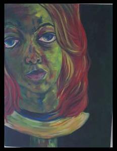 Green Inspiration Painting by Serenthia Ross