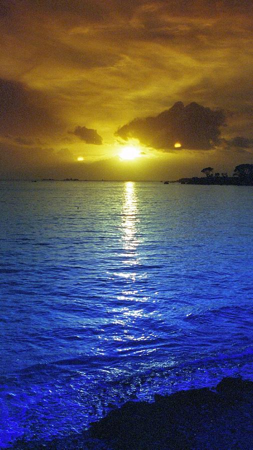 Green Island Sunset Photograph by Philip De la Mare
