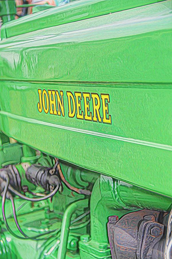 Green John Deere Tractor Photograph by Dan Sproul