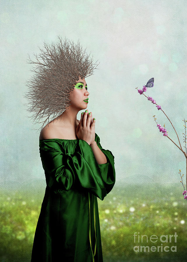 Fantasy Digital Art - Green by Juli Scalzi