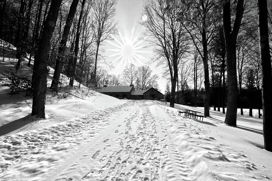 Green Lakes Winter Wonderland 2 Photograph by David Stasiak