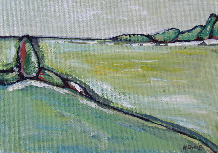 Green Landscape 3 Painting
