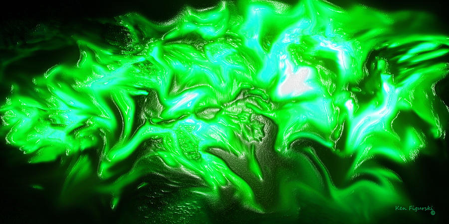Green Lantern Digital Art by Ken Figurski