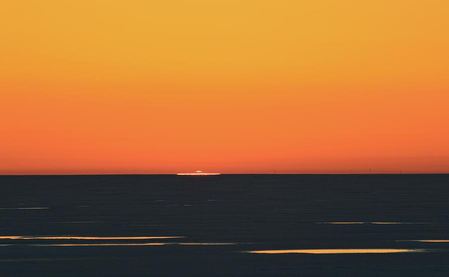 Green Light Above The Rising Sun  Digital Art by Lyle Crump