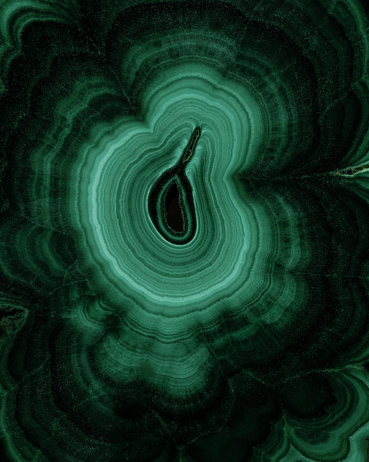 Green Malachite patterns Photograph by Jaroslaw Blaminsky