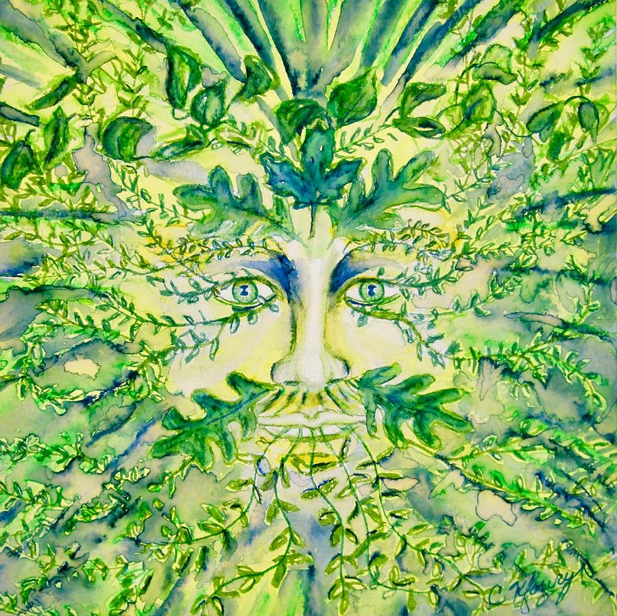Green Man by Christine Kfoury Green Man by Christine Kfoury