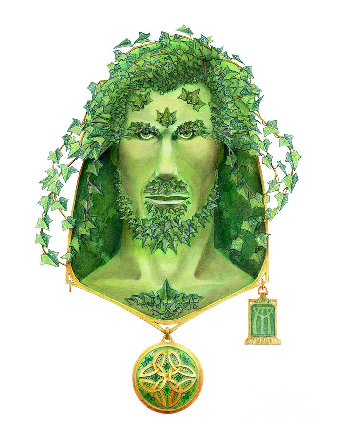 Ivy Green Man Painting by Melissa A Benson