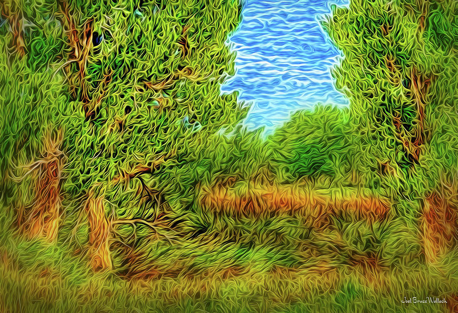 Green Meadow Afternoon Digital Art by Joel Bruce Wallach