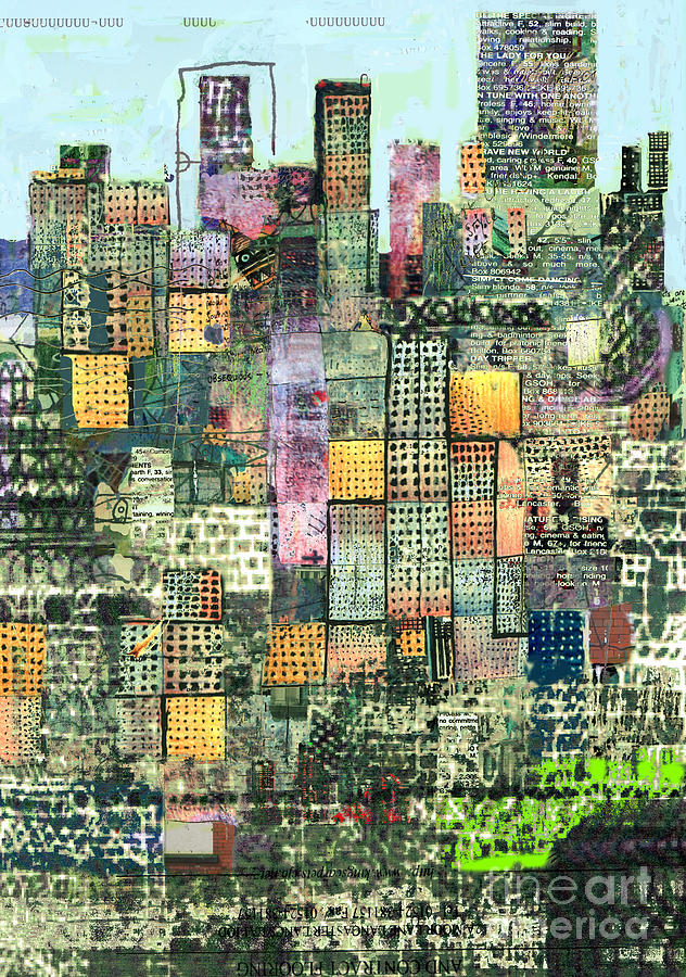 Green Metropolis  Digital Art by Andy  Mercer