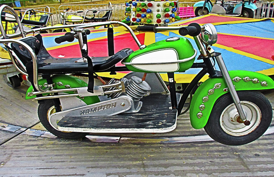 Green Motorcycle Ride Photograph by Tony Grider