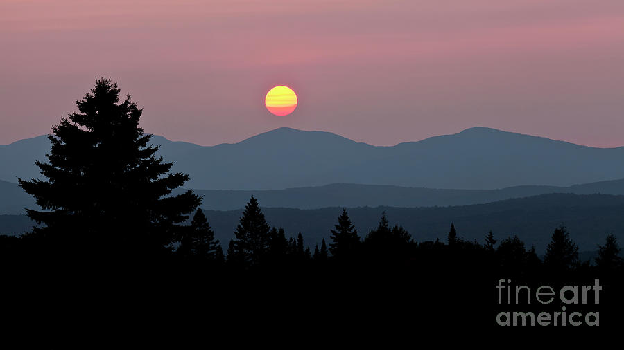 Green Mountain Sunset 2 Photograph by Alan L Graham