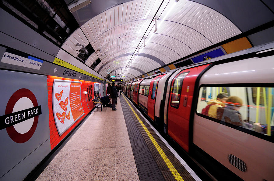 Green Park Tube Station Photograph by Liz Pinchen