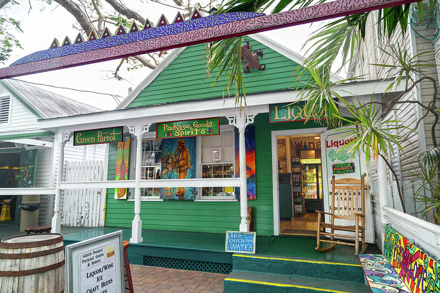 Green Parrot Spirits Key West Photograph