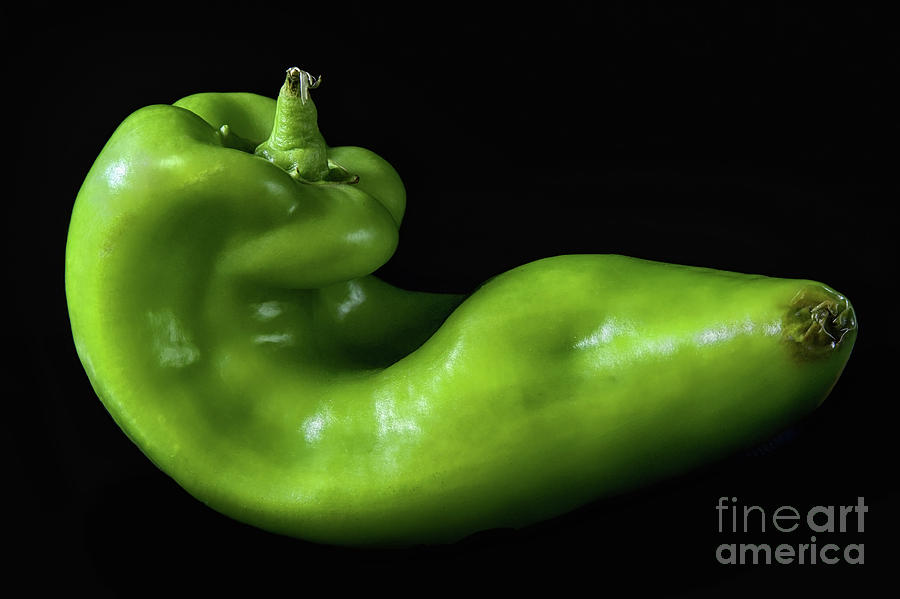 Summer Photograph - Green Pepper 1 by Mark Miller