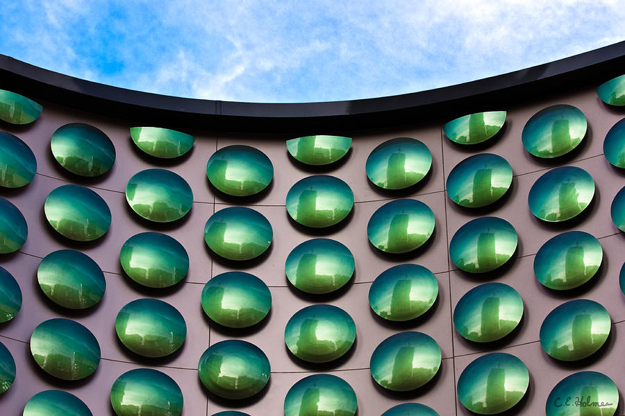 Green Polka-Dot Curve Photograph by Christopher Holmes