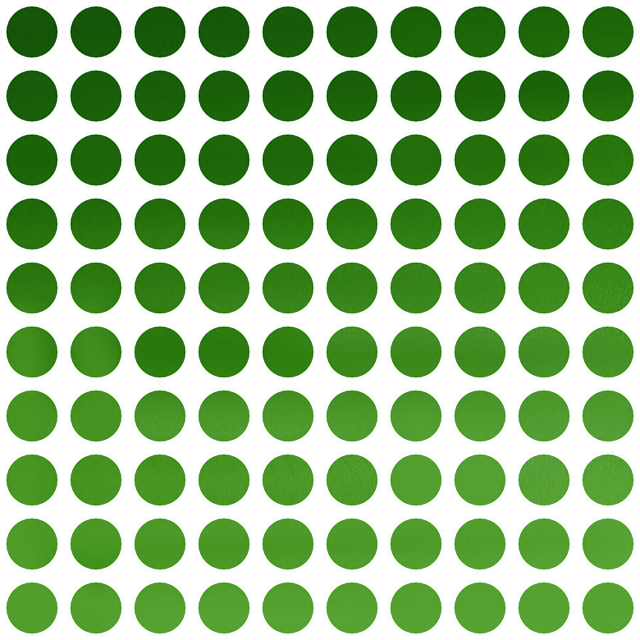 Green Polka Dots Digital Art by Art Spectrum