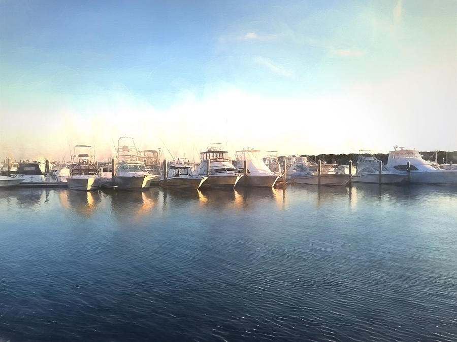 Boat Photograph - Green Pond Harbor by PepperMillPatty Photography Boat Photograph - Green Pond Harbor by PepperMillPatty Photography