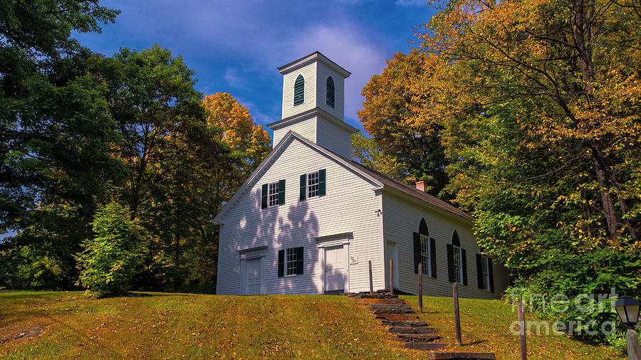 Green River Church Photograph by Scenic Vermont Photography