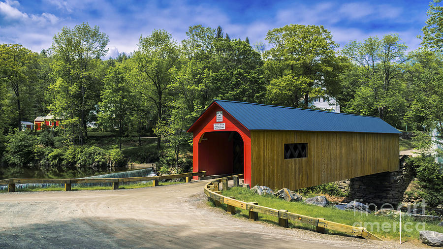 Green River Covered Bridge Photograph by Scenic Vermont Photography