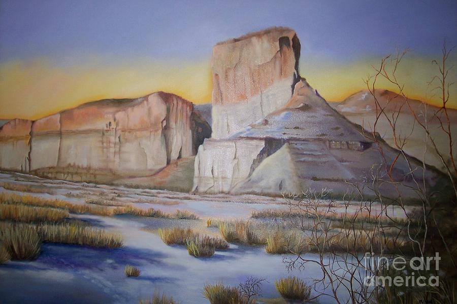 Green River Wyoming Painting by Marlene Book