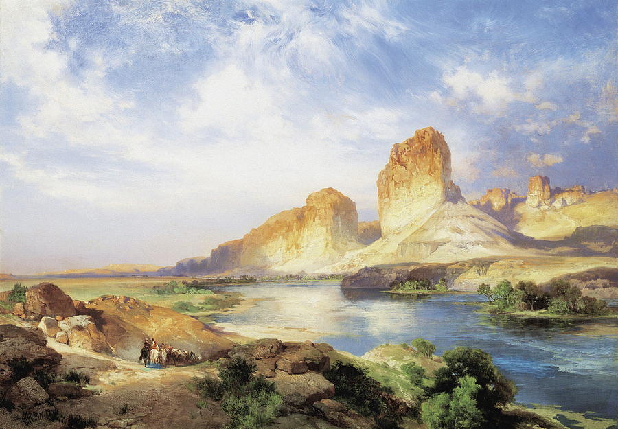 Green River, Wyoming Painting by Thomas Moran | Fine Art America