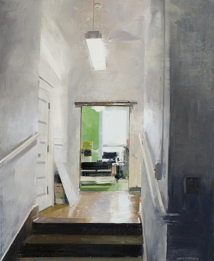 Home Painting - Green Room by Chris Flodberg Home Painting - Green Room by Chris Flodberg
