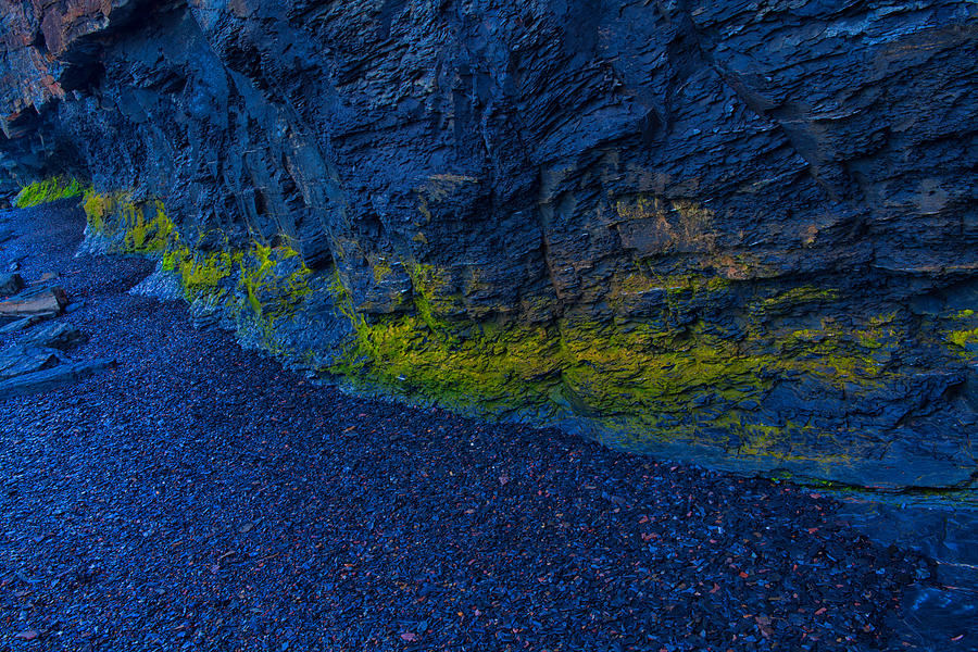Green Serpent and Blue Rocks Photograph by Irwin Barrett
