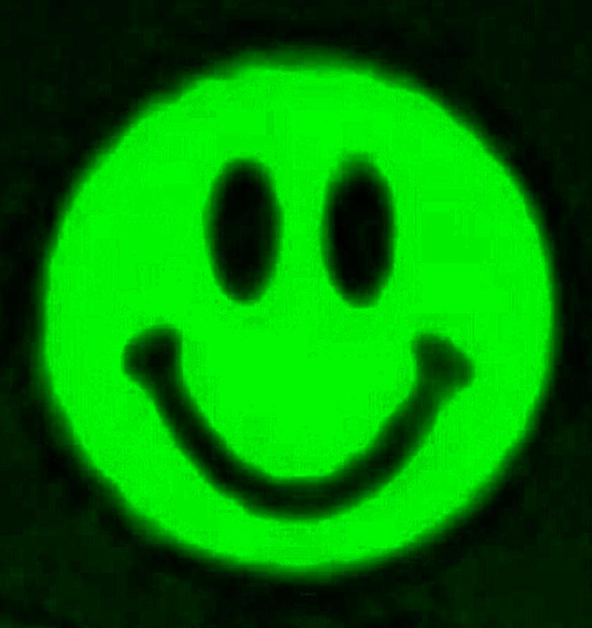 Green Smiley Photograph by Rob Hans