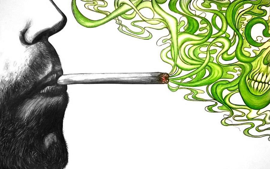 Green Smoke Mixed Media by Justin Boysko | Fine Art America