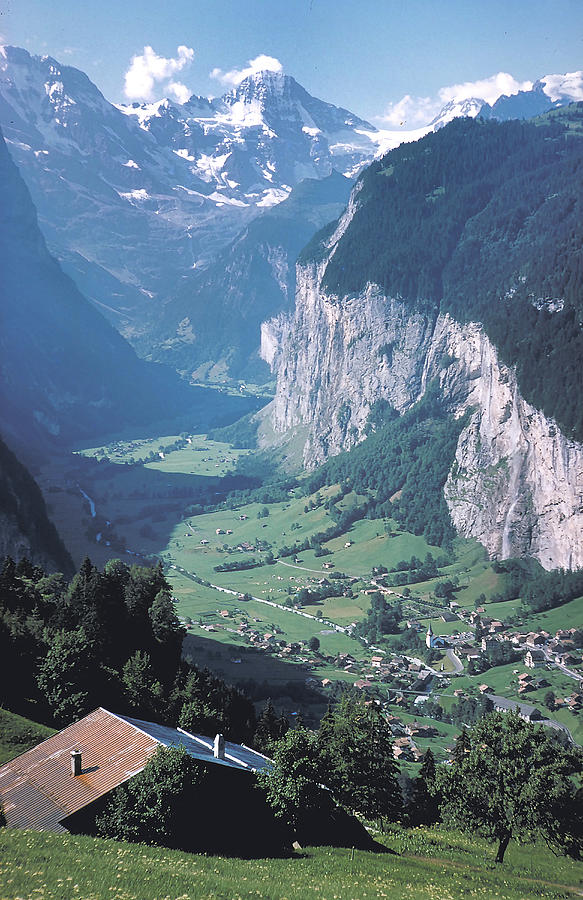 Green Valley In Switzerland Photograph