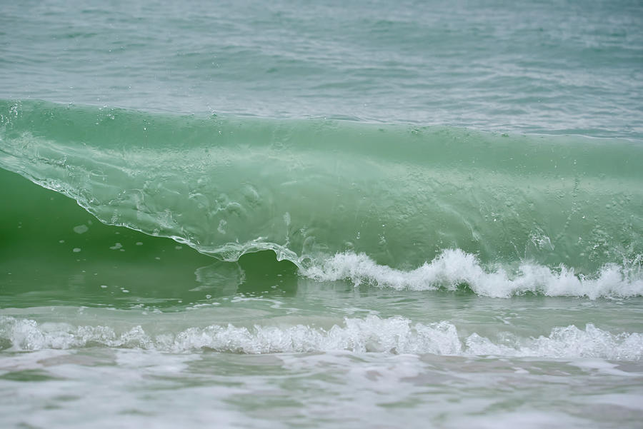 Green Wave Photograph by Artful Imagery